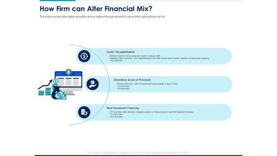 Managing Organization Finance How Firm Can Alter Financial Mix Ppt Ideas Diagrams PDF Managing Organization Finance How Firm Can Alter Financial Mix Ppt Ideas Diagrams PDF