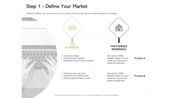 Managing Portfolio Growth Options Step 1 Define Your Market Ppt Outline Show PDF Managing Portfolio Growth Options Step 1 Define Your Market Ppt Outline Show PDF