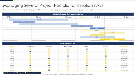 Managing Several Project Portfolio For Initiation Project Management Development Topics PDF Managing Several Project Portfolio For Initiation Project Management Development Topics PDF