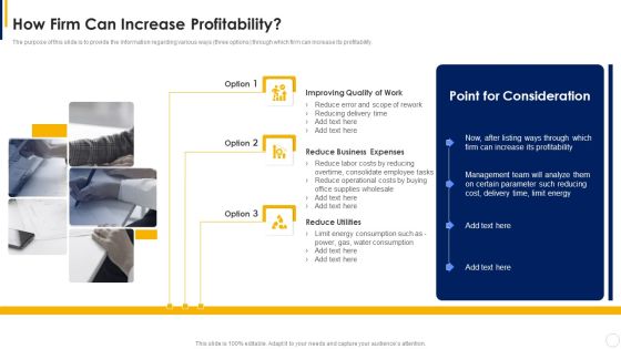 Manual To Develop Strawman Proposal How Firm Can Increase Profitability Mockup PDF