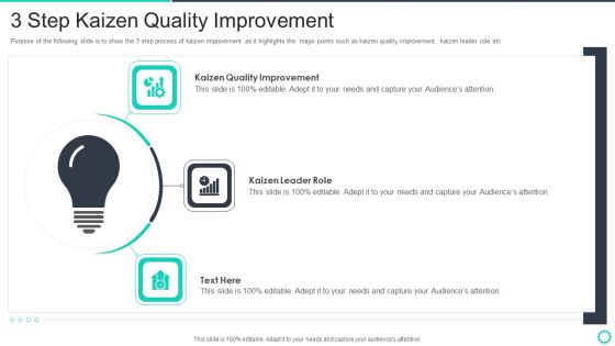 Manufacturing Operation Quality Improvement Practices Tools Templates 3 Step Kaizen Quality Improvement Microsoft PDF Manufacturing Operation Quality Improvement Practices Tools Templates 3 Step Kaizen Quality Improvement Microsoft PDF