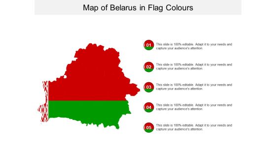 Map Of Belarus In Flag Colours Ppt PowerPoint Presentation Layouts Example Map Of Belarus In Flag Colours Ppt PowerPoint Presentation Layouts Example