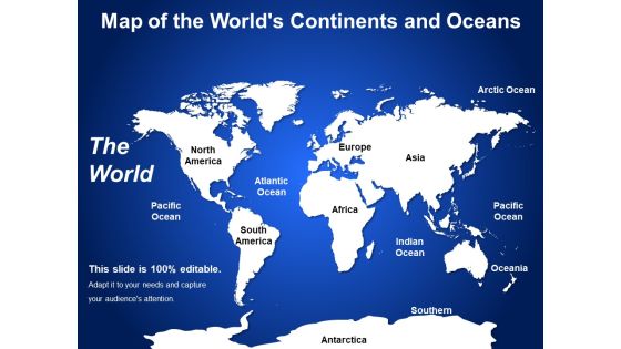 Map Of The Worlds Continents And Oceans Ppt PowerPoint Presentation Infographic Template Structure PDF Map Of The Worlds Continents And Oceans Ppt PowerPoint Presentation Infographic Template Structure PDF