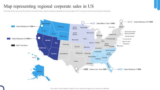 Map Representing Regional Corporate Sales In US Graphics PDF Map Representing Regional Corporate Sales In US Graphics PDF