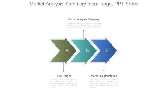 Market Analysis Summary Ideal Target Ppt Slides Market Analysis Summary Ideal Target Ppt Slides