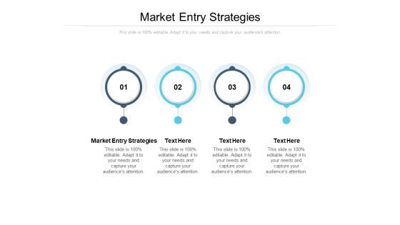 Market Entry Strategies Ppt PowerPoint Presentation Show Files Cpb