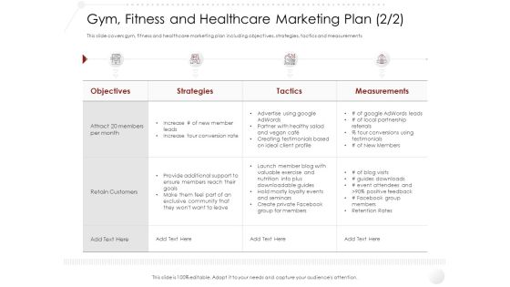 Market Entry Strategy Health Clubs Industry Gym Fitness And Healthcare Marketing Plan Objectives Partnership Themes PDF Market Entry Strategy Health Clubs Industry Gym Fitness And Healthcare Marketing Plan Objectives Partnership Themes PDF