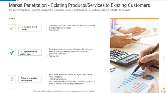 Market Penetration Existing Products Services To Existing Customers Topics PDF Market Penetration Existing Products Services To Existing Customers Topics PDF