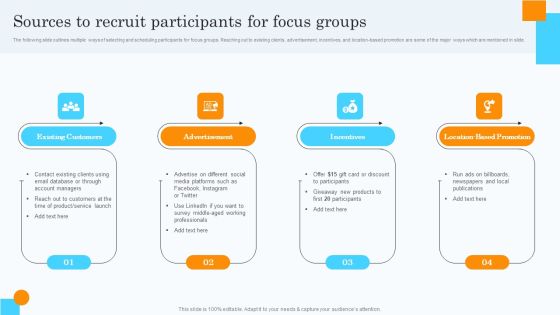 Market Research Assessment Of Target Market Requirements Sources To Recruit Participants For Focus Groups Professional PDF Market Research Assessment Of Target Market Requirements Sources To Recruit Participants For Focus Groups Professional PDF
