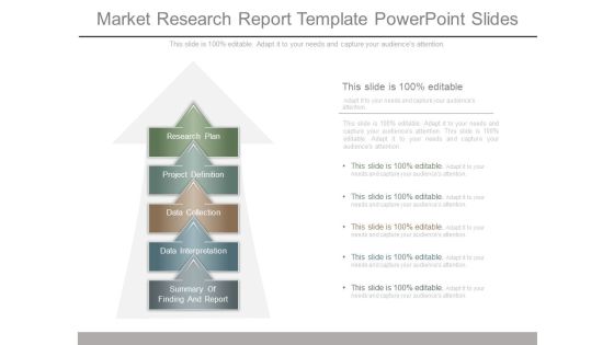 Market Research Report Template Powerpoint Slides