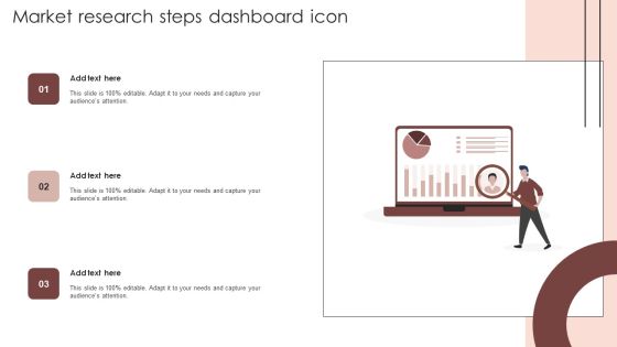 Market Research Steps Dashboard Icon Brochure PDF Market Research Steps Dashboard Icon Brochure PDF