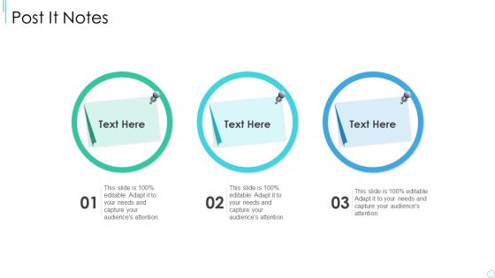 Market Research Strategy Scorecard Example Post It Notes Inspiration PDF