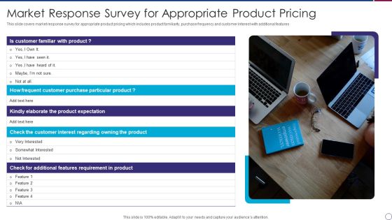 Market Response Survey For Appropriate Product Pricing Background PDF Market Response Survey For Appropriate Product Pricing Background PDF