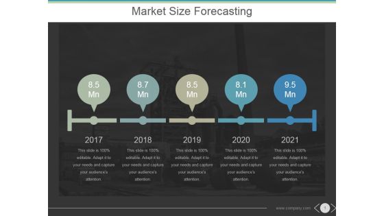 Market Size Forecasting Ppt PowerPoint Presentation Influencers Market Size Forecasting Ppt PowerPoint Presentation Influencers