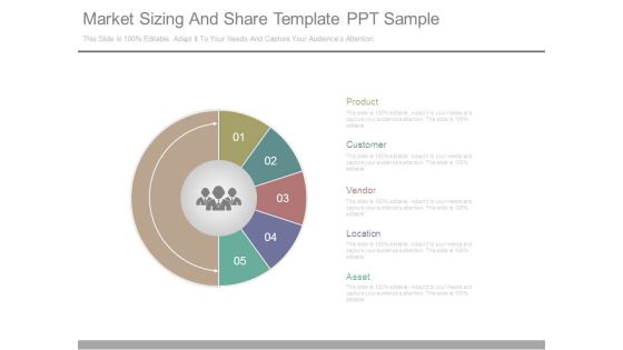 Market Sizing And Share Template Ppt Sample