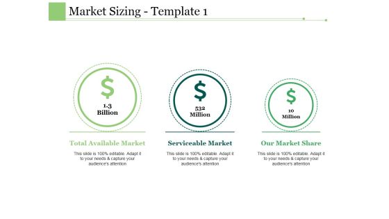 Market Sizing Template 1 Ppt PowerPoint Presentation Infographics Diagrams