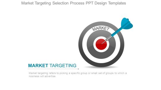 Market Targeting Selection Process Ppt Design Templates