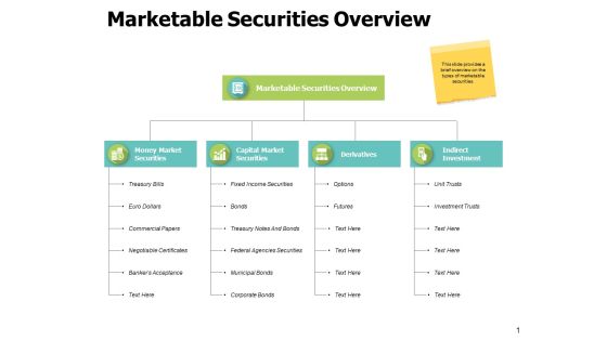 Marketable Securities Overview Ppt PowerPoint Presentation Gallery Demonstration