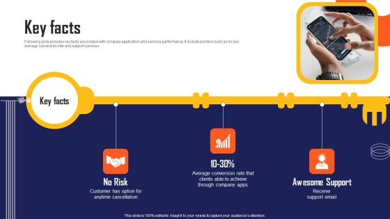 Marketing Automation App Fundraising Pitch Deck Key Facts Introduction PDF Marketing Automation App Fundraising Pitch Deck Key Facts Introduction PDF