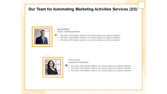 Marketing Automation Our Team For Automating Marketing Activities Services Marketing Topics PDF Marketing Automation Our Team For Automating Marketing Activities Services Marketing Topics PDF