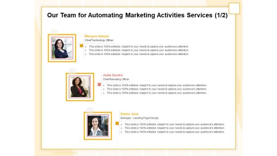 Marketing Automation Our Team For Automating Marketing Activities Services Microsoft PDF Marketing Automation Our Team For Automating Marketing Activities Services Microsoft PDF