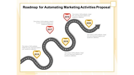 Marketing Automation Roadmap For Automating Marketing Activities Proposal Diagrams PDF Marketing Automation Roadmap For Automating Marketing Activities Proposal Diagrams PDF