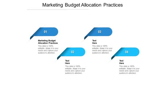 Marketing Budget Allocation Practices Ppt PowerPoint Presentation Layouts Design Inspiration Cpb Pdf Marketing Budget Allocation Practices Ppt PowerPoint Presentation Layouts Design Inspiration Cpb Pdf