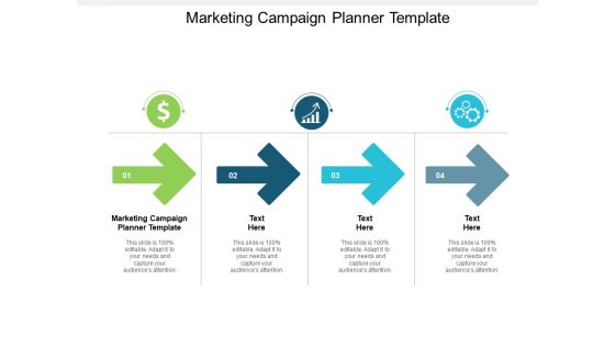 Marketing Campaign Planner Template Ppt PowerPoint Presentation Outline Grid Cpb