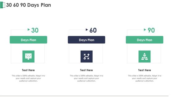 Marketing Company Investor Pitch Deck 30 60 90 Days Plan Template PDF Marketing Company Investor Pitch Deck 30 60 90 Days Plan Template PDF