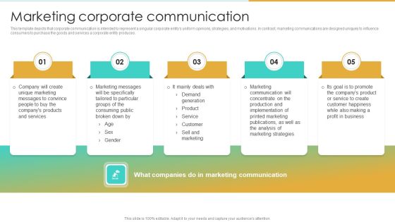 Marketing Corporate Communication Enterprise Communication Tactics Themes PDF Marketing Corporate Communication Enterprise Communication Tactics Themes PDF