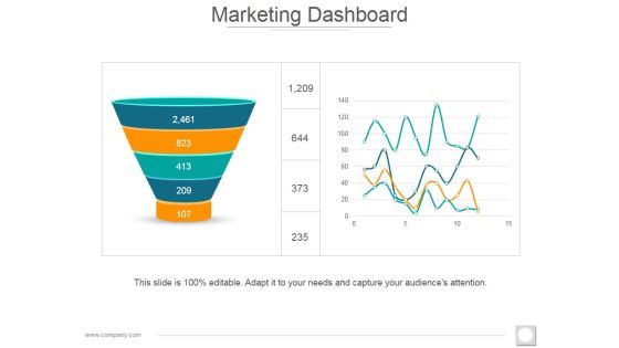 Marketing Dashboard Ppt PowerPoint Presentation Infographic Template Clipart