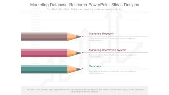 Marketing Database Research Powerpoint Slides Designs