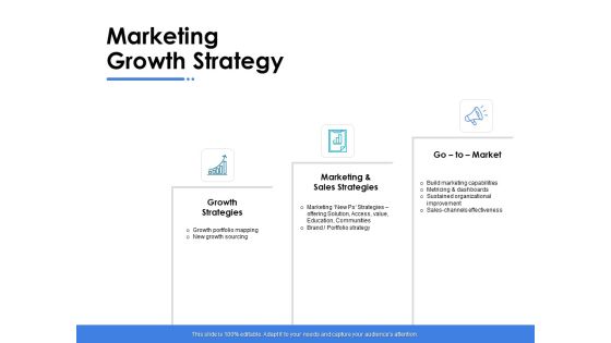 Marketing Growth Strategy Ppt PowerPoint Presentation Portfolio Graphics Example