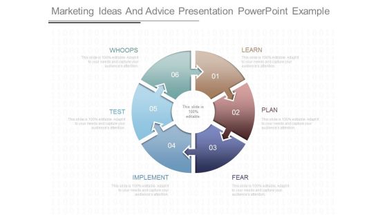 Marketing Ideas And Advice Presentation Powerpoint Example