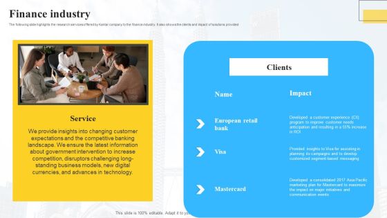 Marketing Insights Company Profile Finance Industry Designs PDF