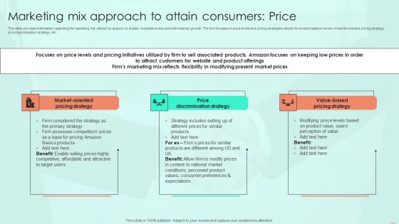 Marketing Mix Approach To Attain Consumers Price Ppt PowerPoint Presentation File Backgrounds PDF Marketing Mix Approach To Attain Consumers Price Ppt PowerPoint Presentation File Backgrounds PDF