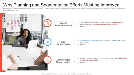 Marketing Outlining Segmentation Initiatives Why Planning And Segmentation Efforts Must Be Improved Brochure PDF Marketing Outlining Segmentation Initiatives Why Planning And Segmentation Efforts Must Be Improved Brochure PDF