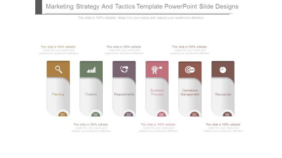 Marketing Strategy And Tactics Template Powerpoint Slide Designs