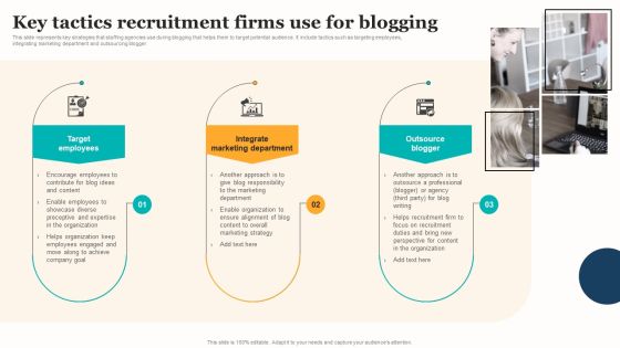 Marketing Strategy For A Recruitment Company Key Tactics Recruitment Firms Use For Blogging Inspiration PDF Marketing Strategy For A Recruitment Company Key Tactics Recruitment Firms Use For Blogging Inspiration PDF