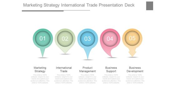 Marketing Strategy International Trade Presentation Deck Marketing Strategy International Trade Presentation Deck