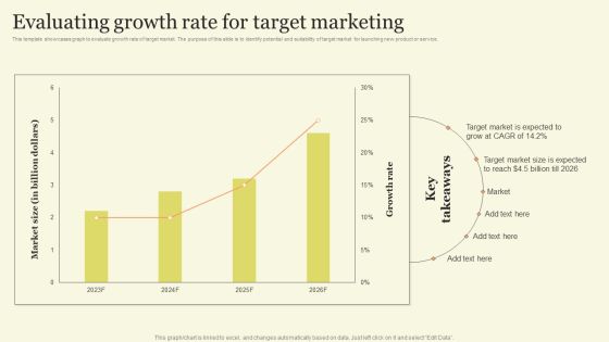 Marketing Techniques For Increasing Target Audience Evaluating Growth Rate For Target Marketing Brochure PDF Marketing Techniques For Increasing Target Audience Evaluating Growth Rate For Target Marketing Brochure PDF