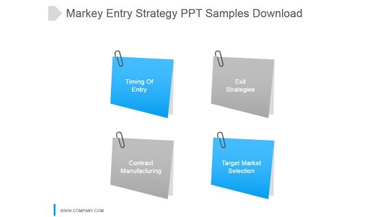 Markey Entry Strategy Ppt Samples Download Markey Entry Strategy Ppt Samples Download