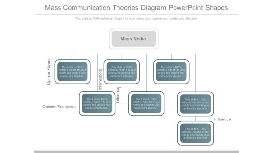 Mass Communication Theories Diagram Powerpoint Shapes Mass Communication Theories Diagram Powerpoint Shapes