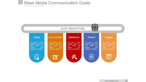 Mass Media Communication Goals Ppt PowerPoint Presentation Information