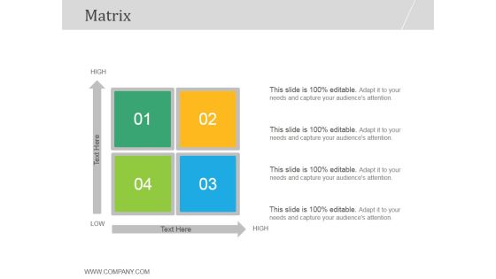Matrix Ppt PowerPoint Presentation Graphics