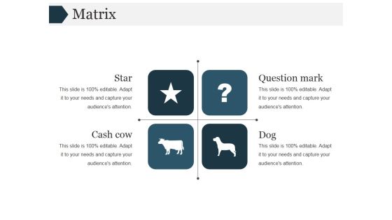 Matrix Ppt PowerPoint Presentation Ideas Graphics