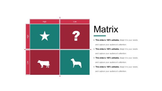 Matrix Ppt PowerPoint Presentation Infographics Guidelines