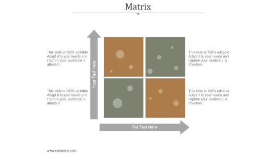 Matrix Ppt PowerPoint Presentation Infographics