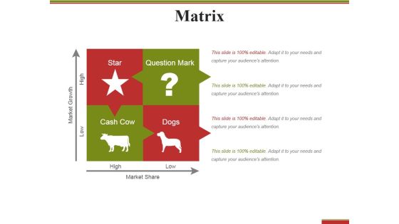 Matrix Ppt PowerPoint Presentation Inspiration Graphic Tips