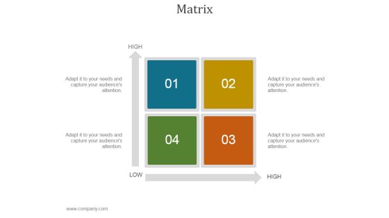 Matrix Ppt PowerPoint Presentation Inspiration